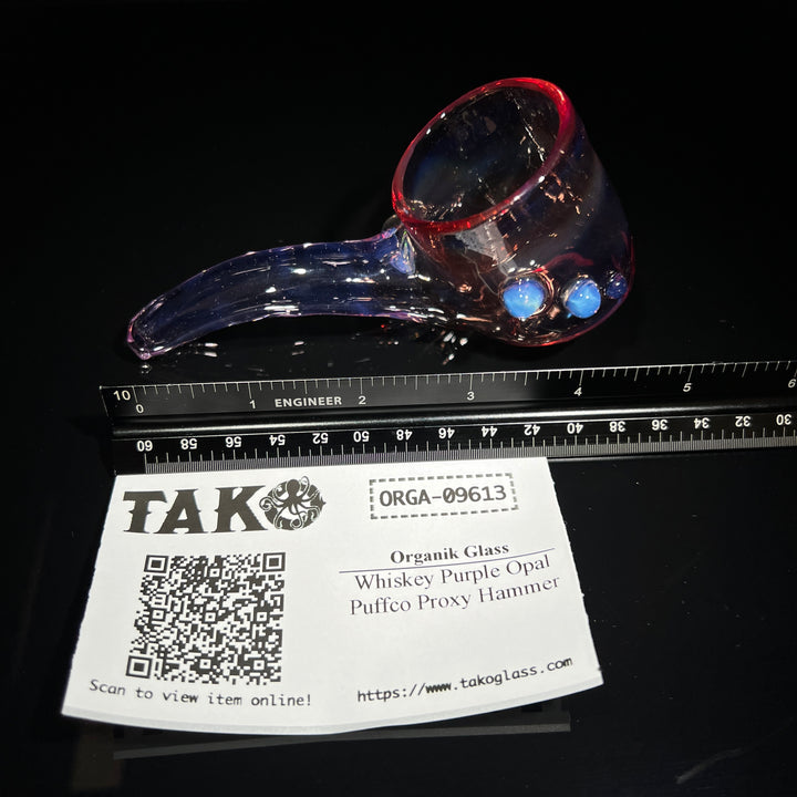 Whiskey Purple Puffco Proxy Hammer Glass Pipe Organik Glass