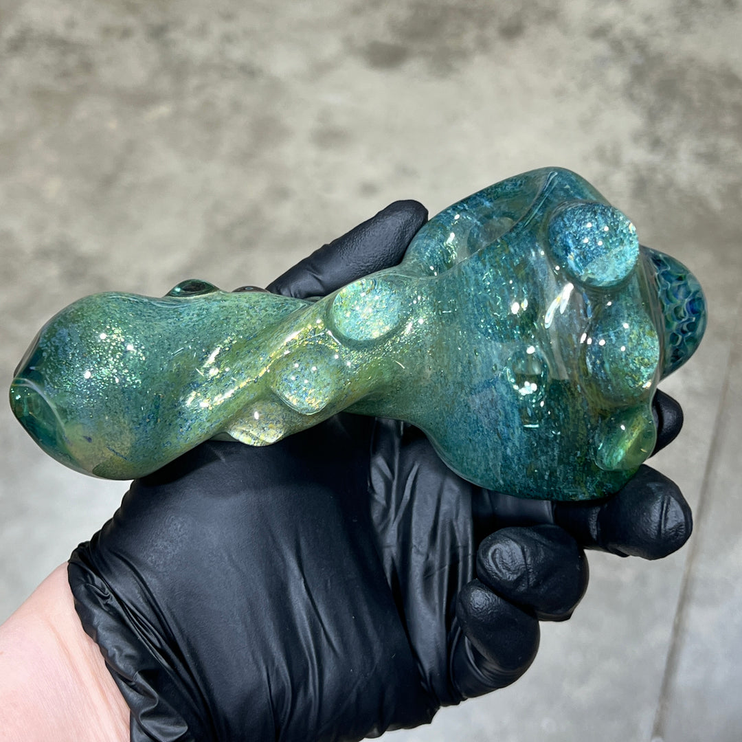 Twisted Dragon Skin Pipe Glass Pipe Molten Imagination   