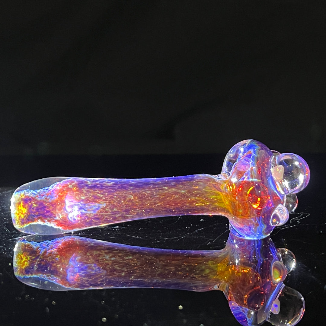 Purple Magic Opal Marble Pipe Glass Pipe Beezy Glass   