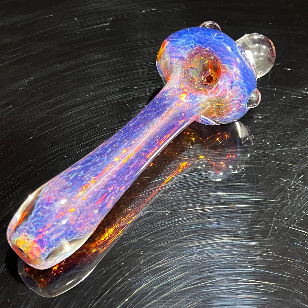 Purple Magic Opal Marble Pipe Glass Pipe Beezy Glass   