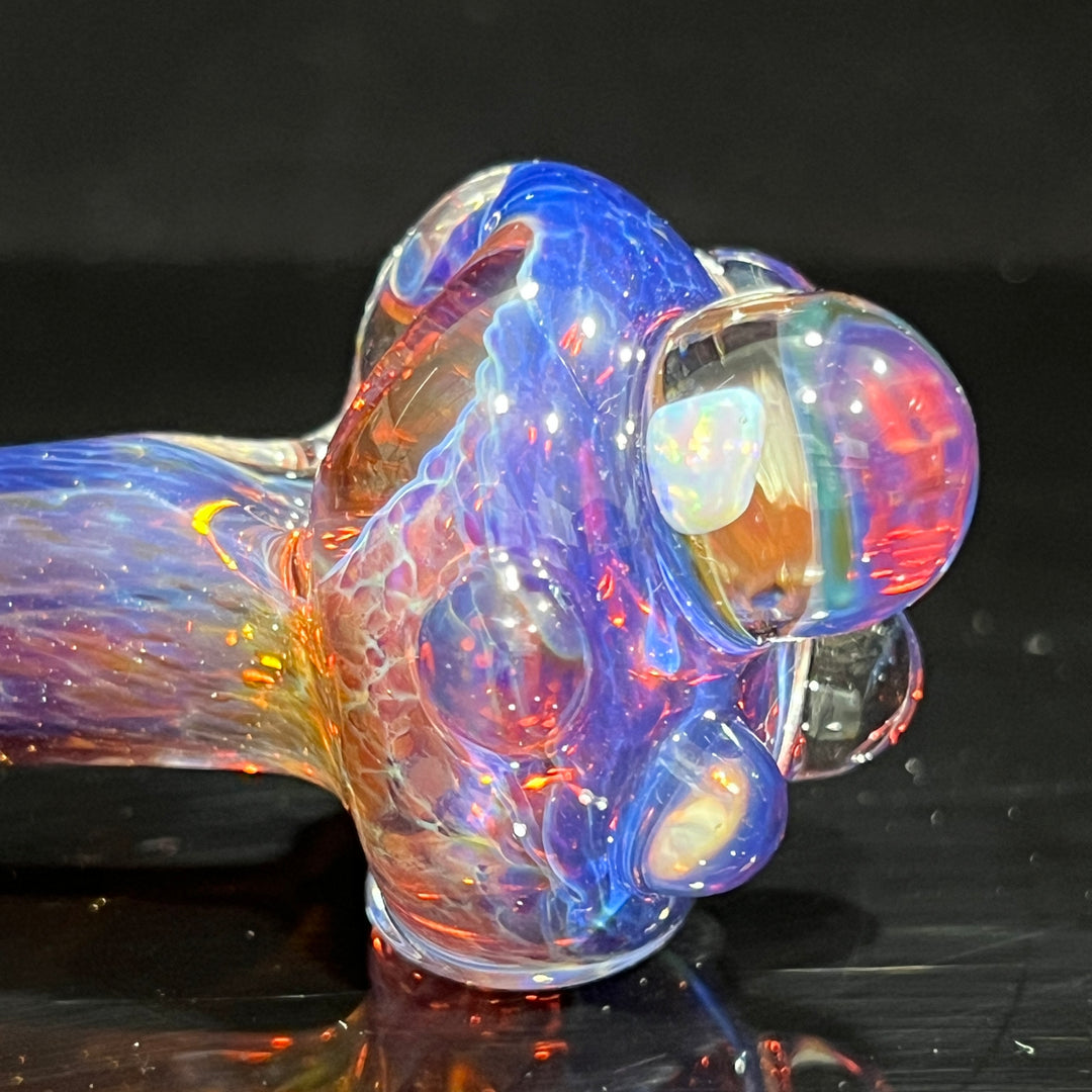 Purple Magic Opal Marble Pipe Glass Pipe Beezy Glass   