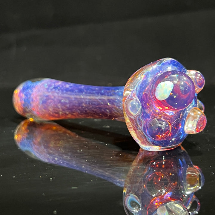 Purple Magic Opal Marble Pipe Glass Pipe Beezy Glass   