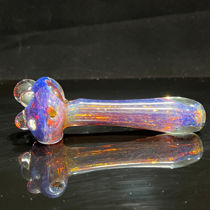 Purple Magic Opal Marble Pipe Glass Pipe Beezy Glass   