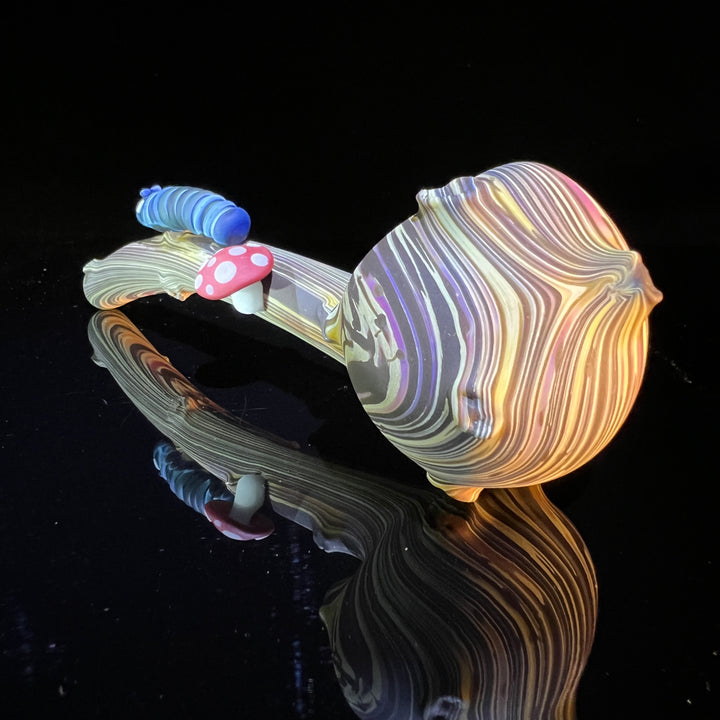 Woodgrain Caterpillar Gandalf Pipe Glass Pipe Wazoo Glass   