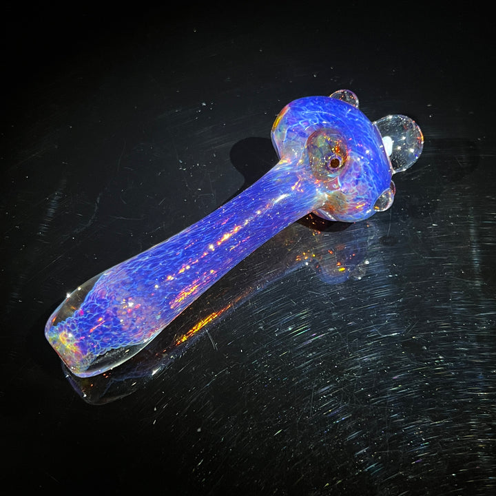 Purple Magic Opal Marble Pipe Glass Pipe Beezy Glass   