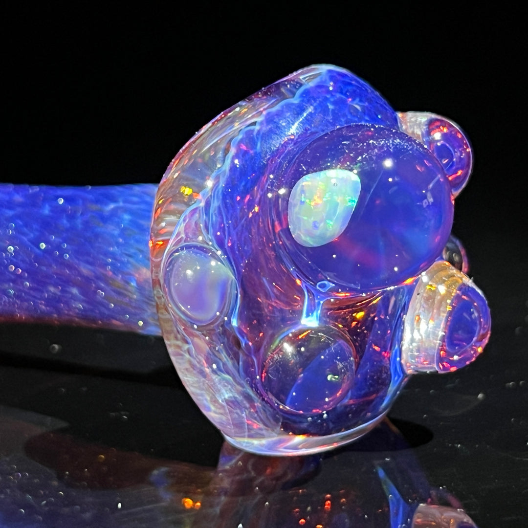 Purple Magic Opal Marble Pipe Glass Pipe Beezy Glass   