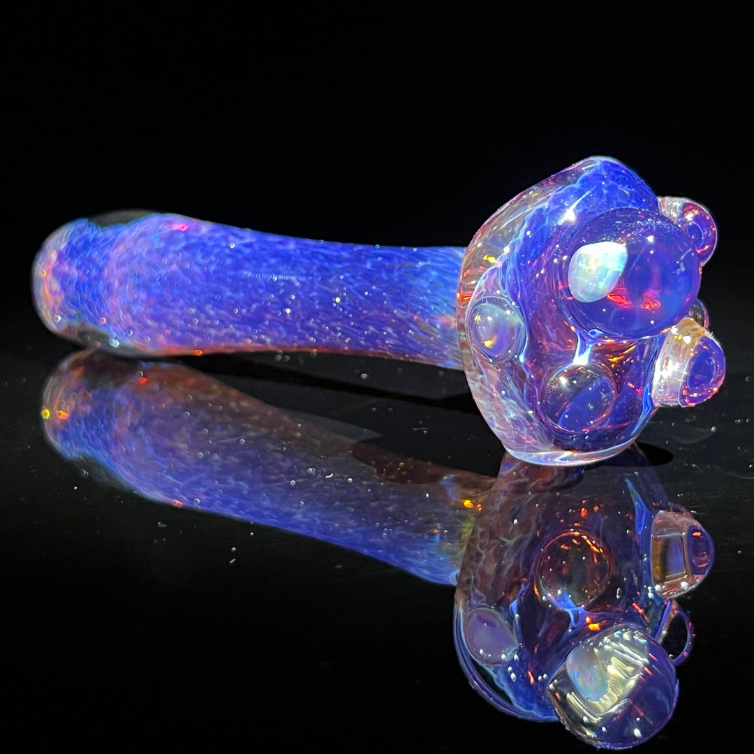 Purple Magic Opal Marble Pipe Glass Pipe Beezy Glass   