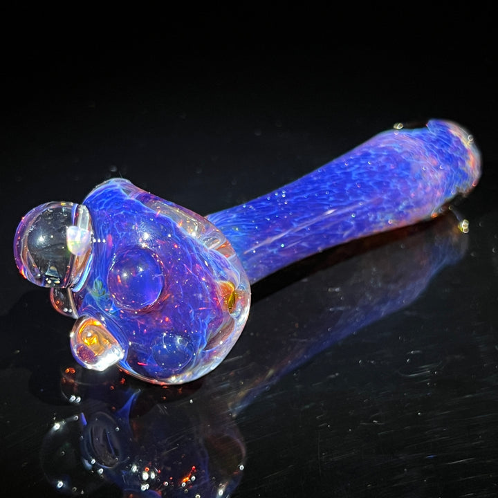 Purple Magic Opal Marble Pipe Glass Pipe Beezy Glass   