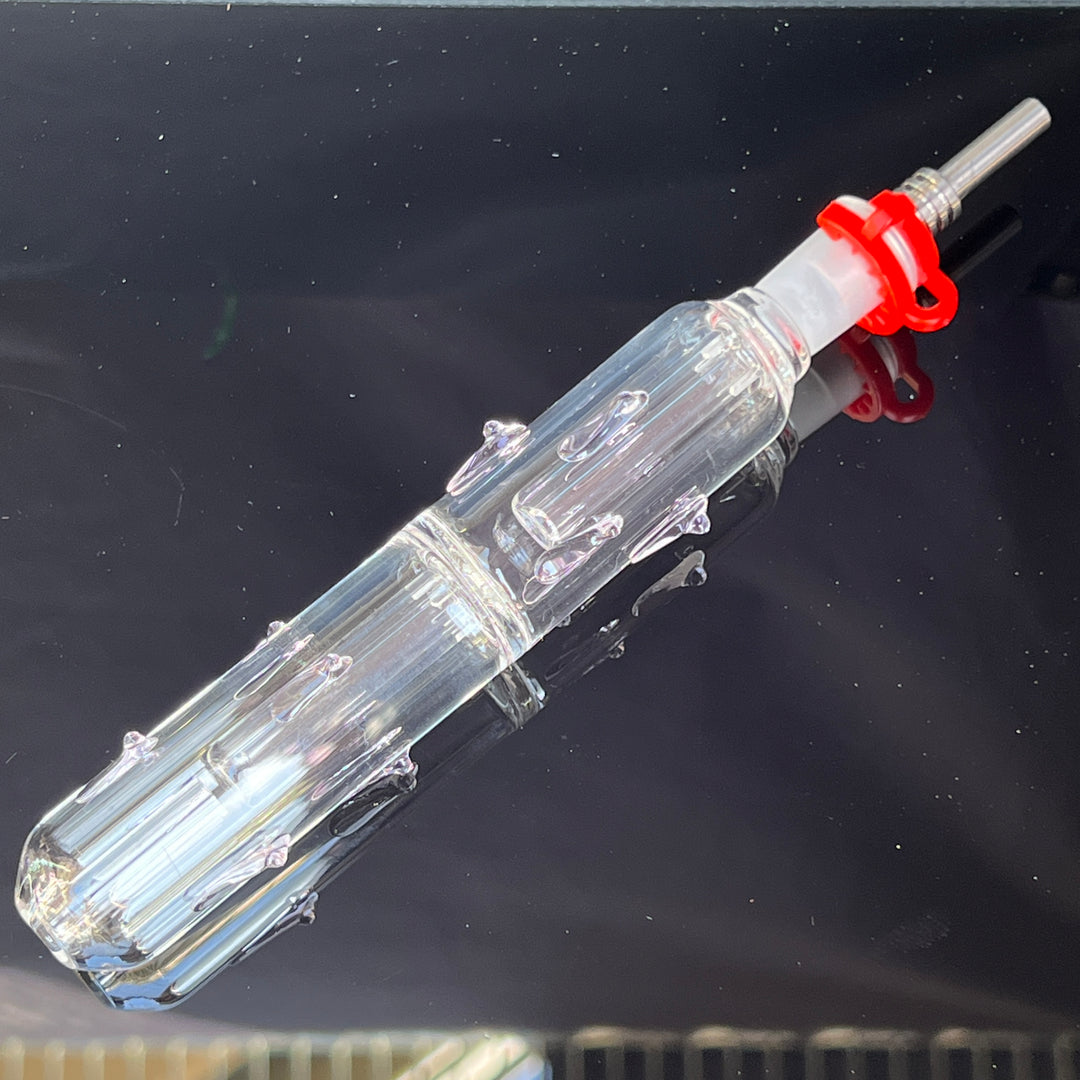 10mm Nectar Collector with Metal Tip Glass Pipe TG