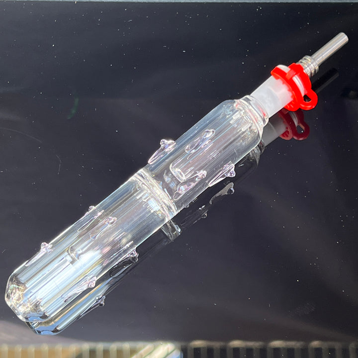 10mm Nectar Collector with Metal Tip Glass Pipe TG