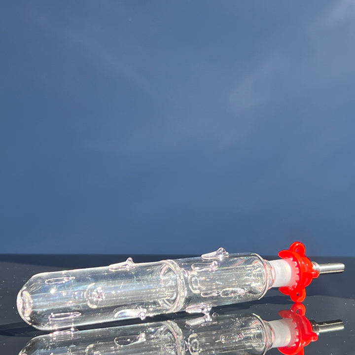 10mm Nectar Collector with Metal Tip Glass Pipe TG