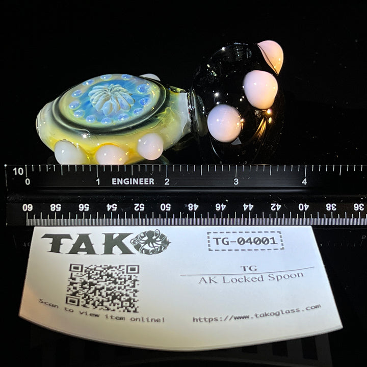 AK Locked Spoon Glass Pipe TG   