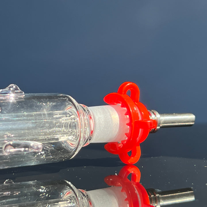 10mm Nectar Collector with Metal Tip Glass Pipe TG