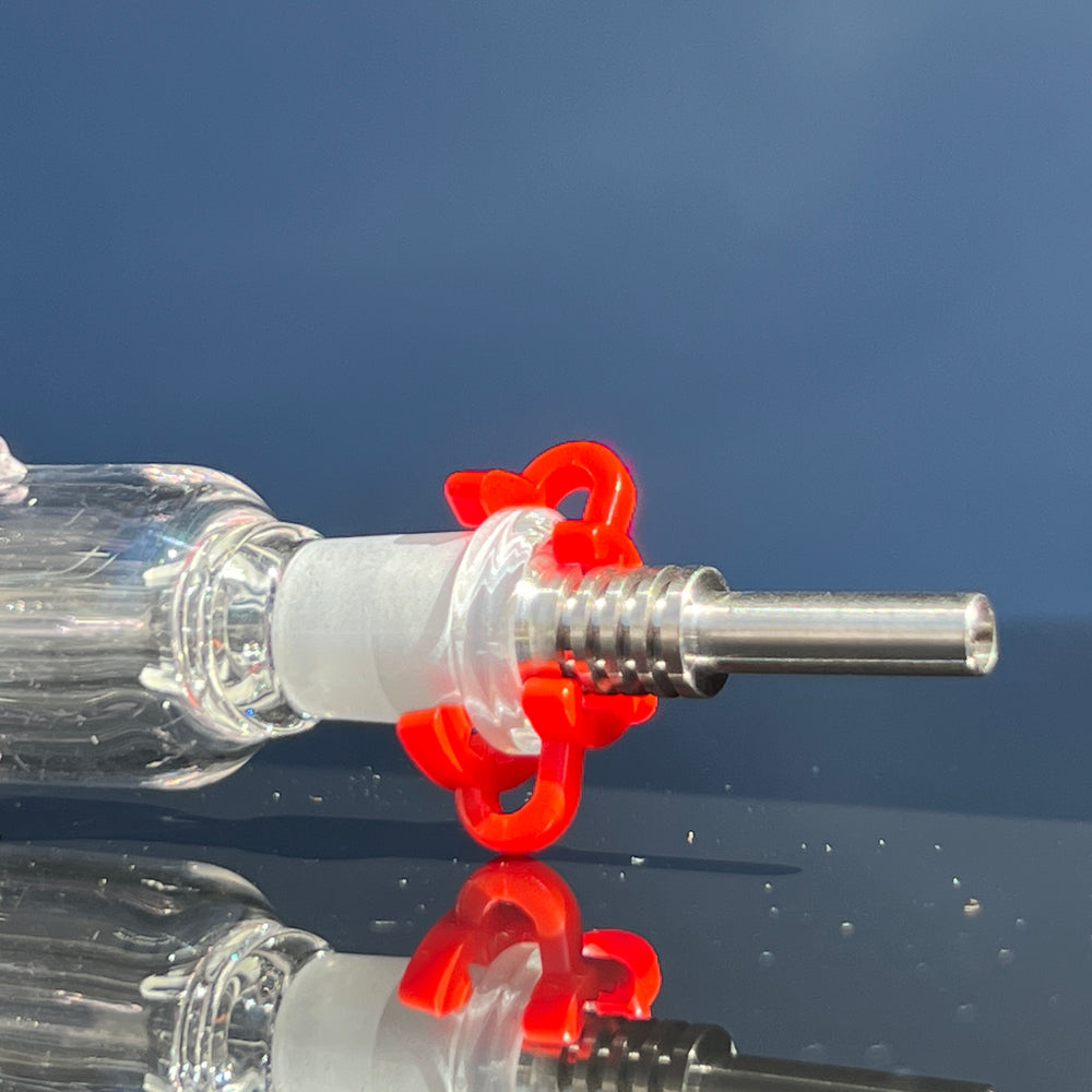 10mm Nectar Collector with Metal Tip Glass Pipe TG