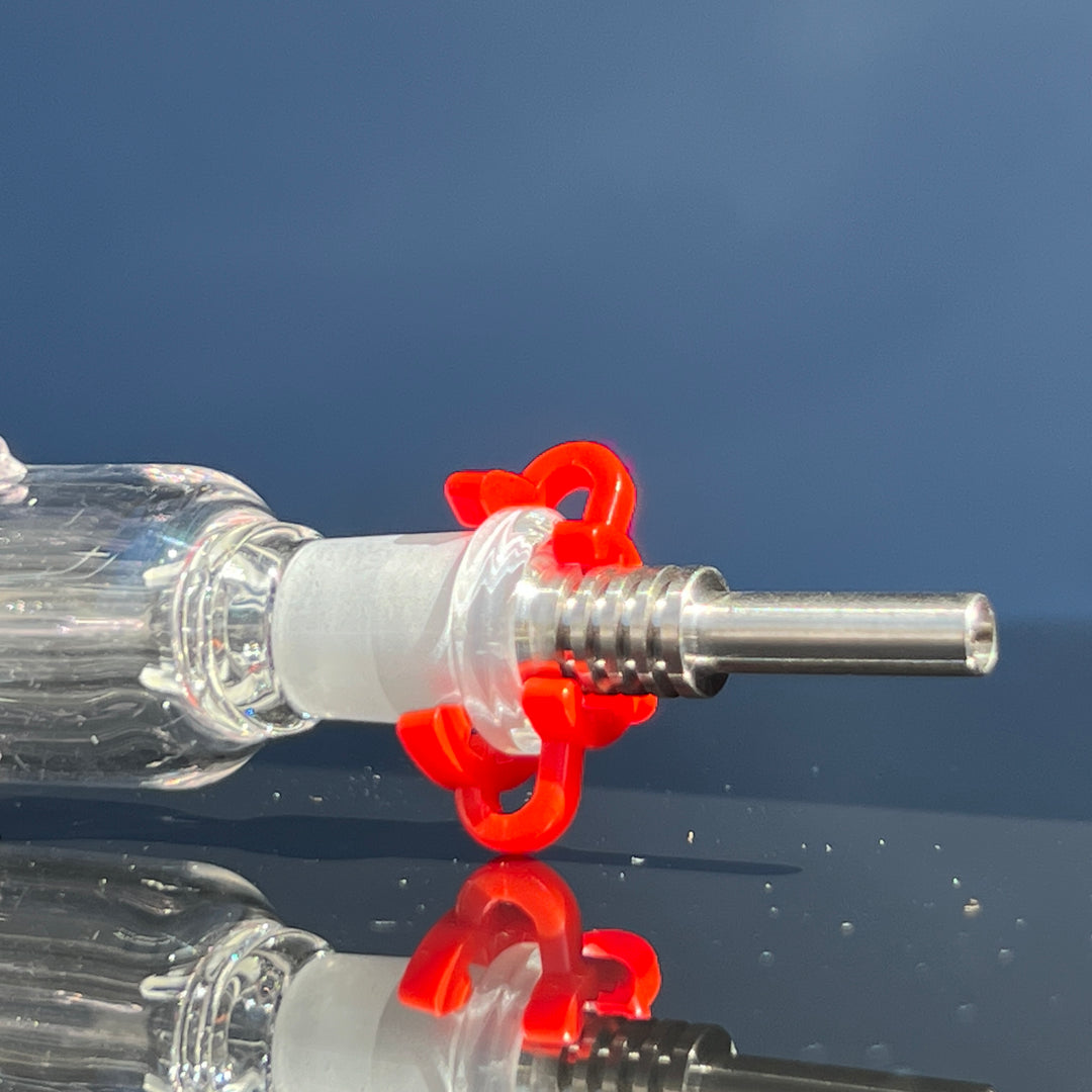 10mm Nectar Collector with Metal Tip Glass Pipe TG