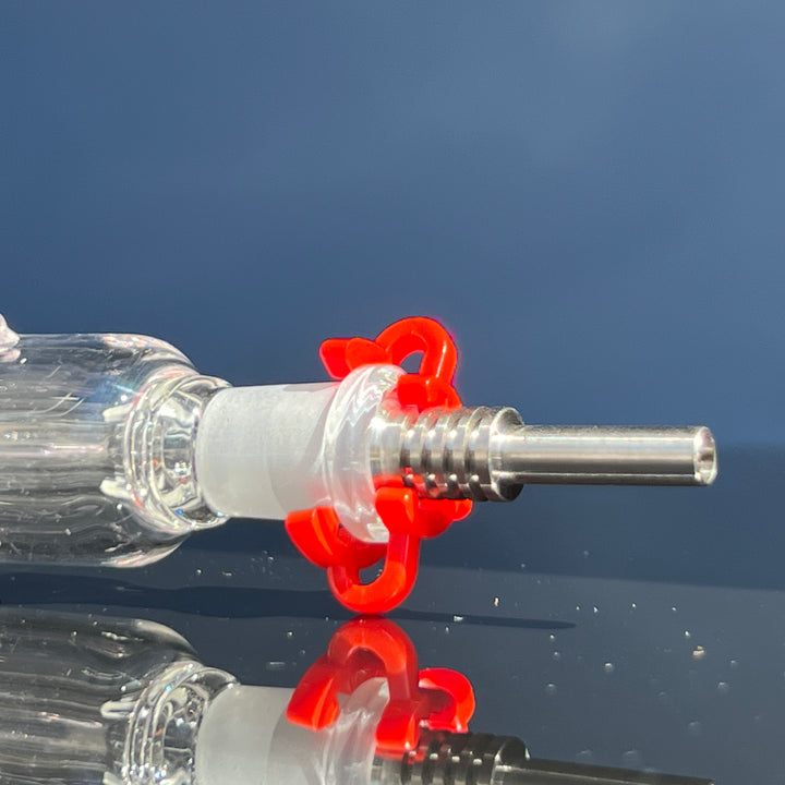 10mm Nectar Collector with Metal Tip Glass Pipe TG
