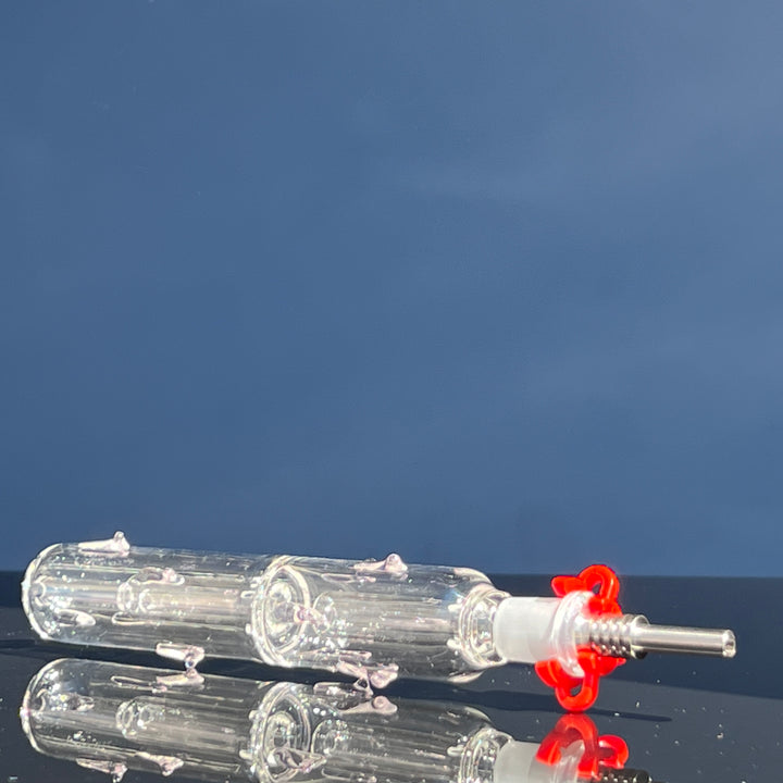 10mm Nectar Collector with Metal Tip Glass Pipe TG