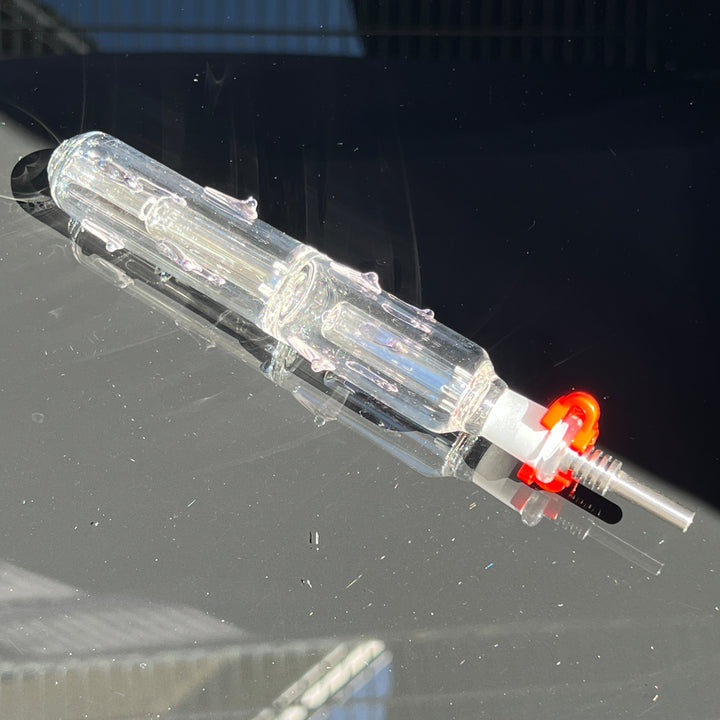 10mm Nectar Collector with Metal Tip Glass Pipe TG