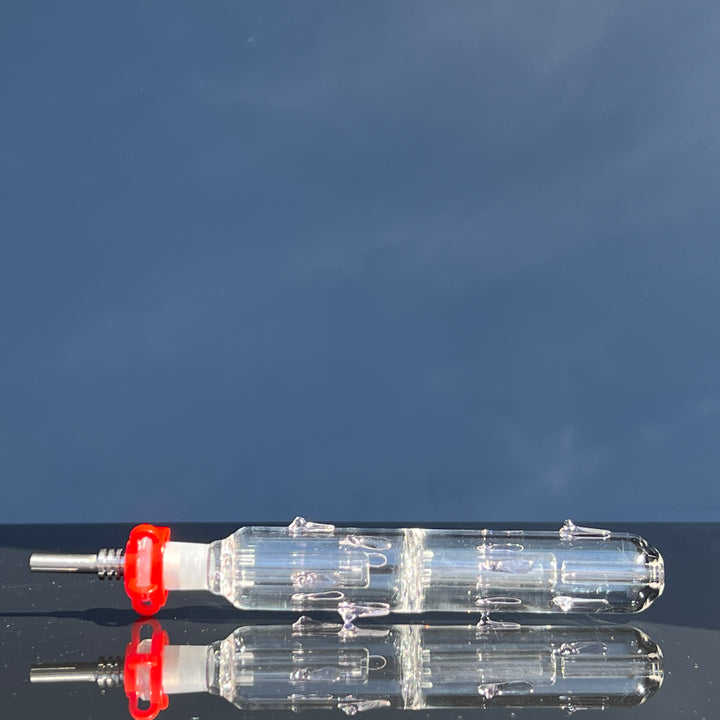 10mm Nectar Collector with Metal Tip Glass Pipe TG