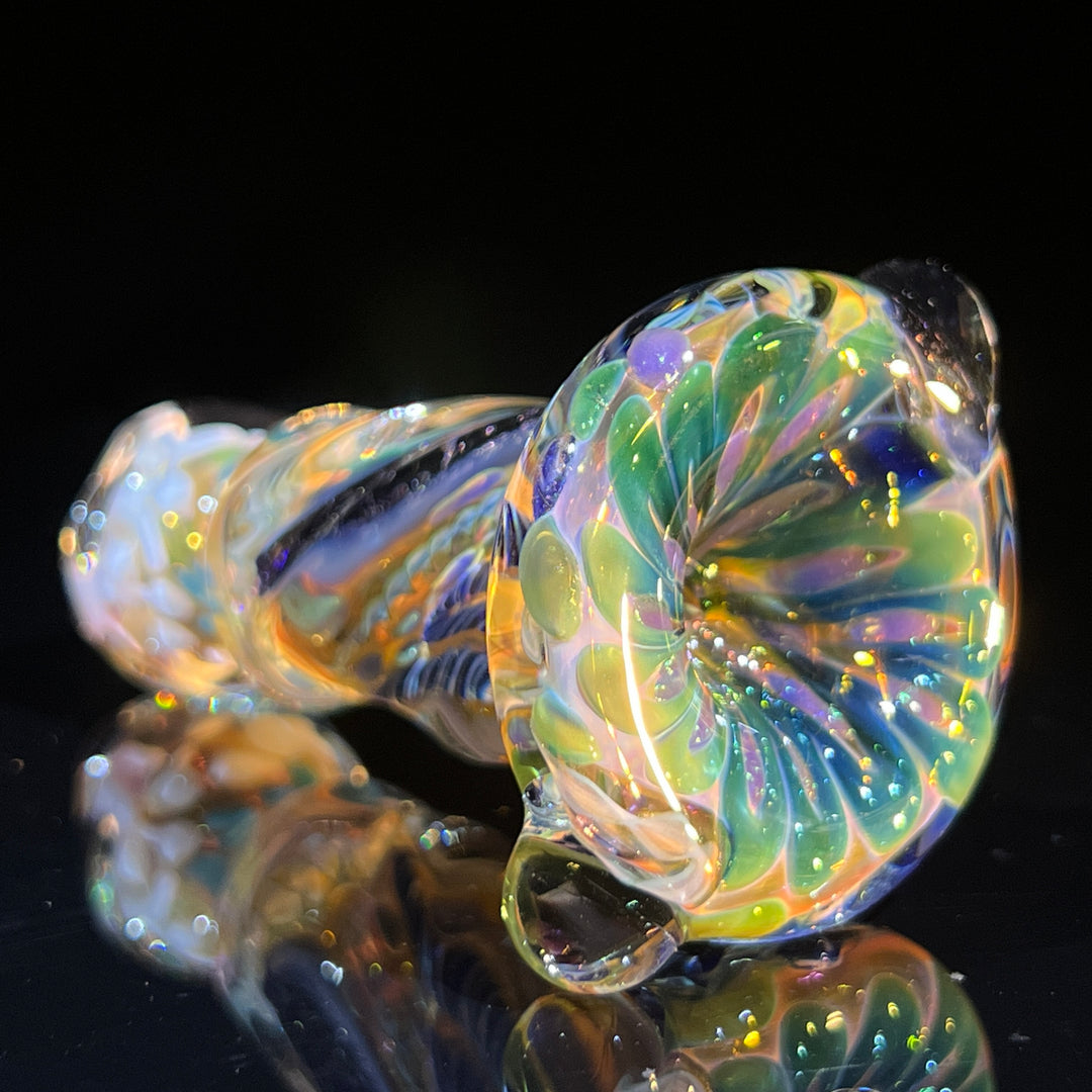 Inside Out Twisted Chillum Glass Pipe Molten Imagination   