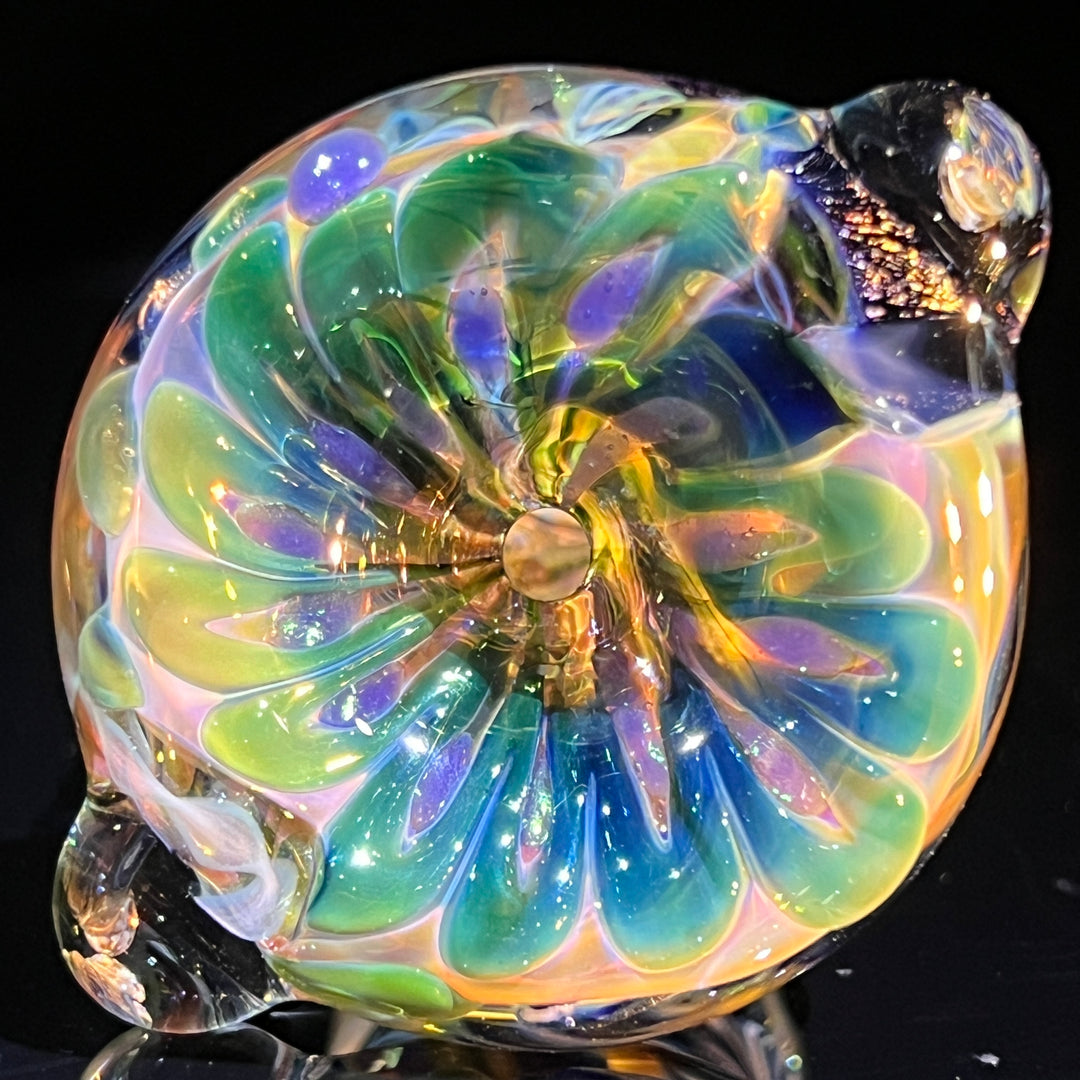 Inside Out Twisted Chillum Glass Pipe Molten Imagination   