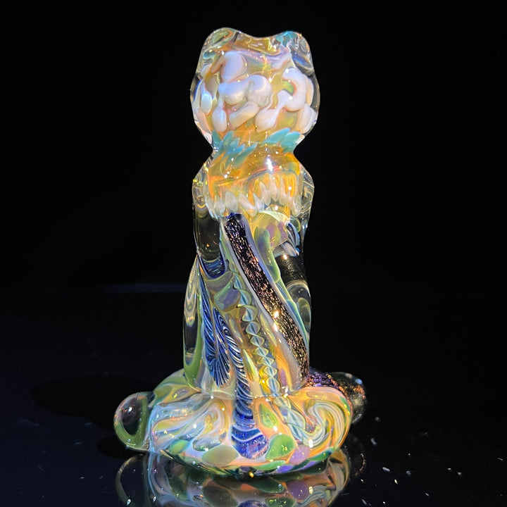 Inside Out Twisted Chillum Glass Pipe Molten Imagination   