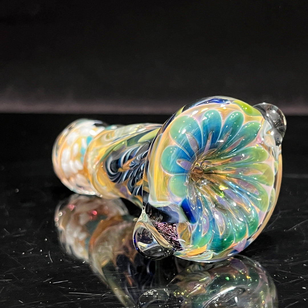 Inside Out Twisted Chillum Glass Pipe Molten Imagination   