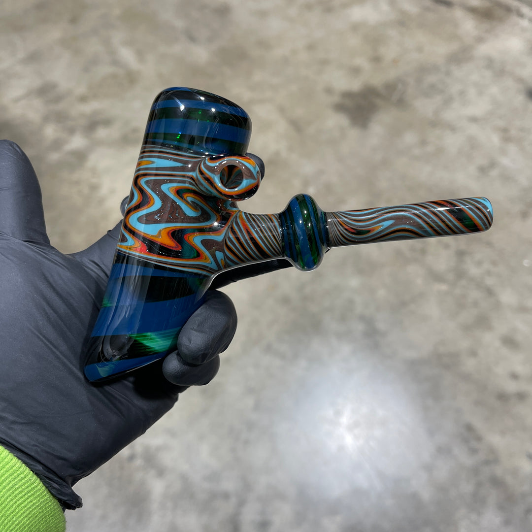 Heady Hammer with Opal Glass Pipe TG   