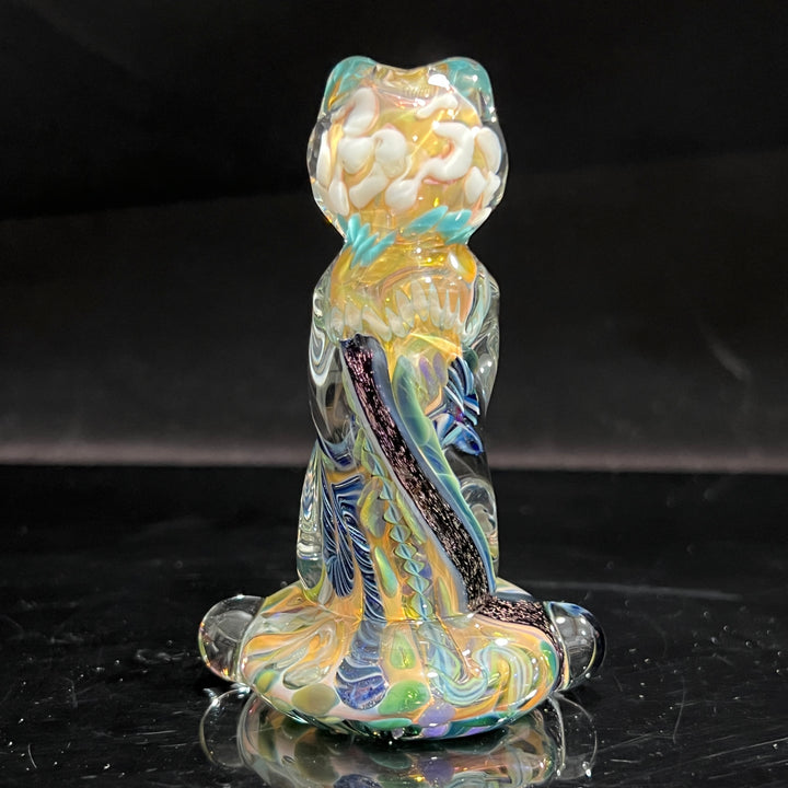 Inside Out Twisted Chillum Glass Pipe Molten Imagination   