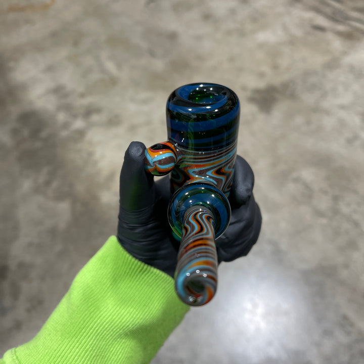 Heady Hammer with Opal Glass Pipe TG   