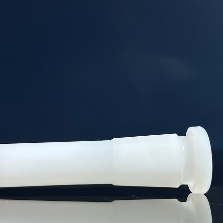 14mm White Tako Logo Downstem Accessory Tako Glass