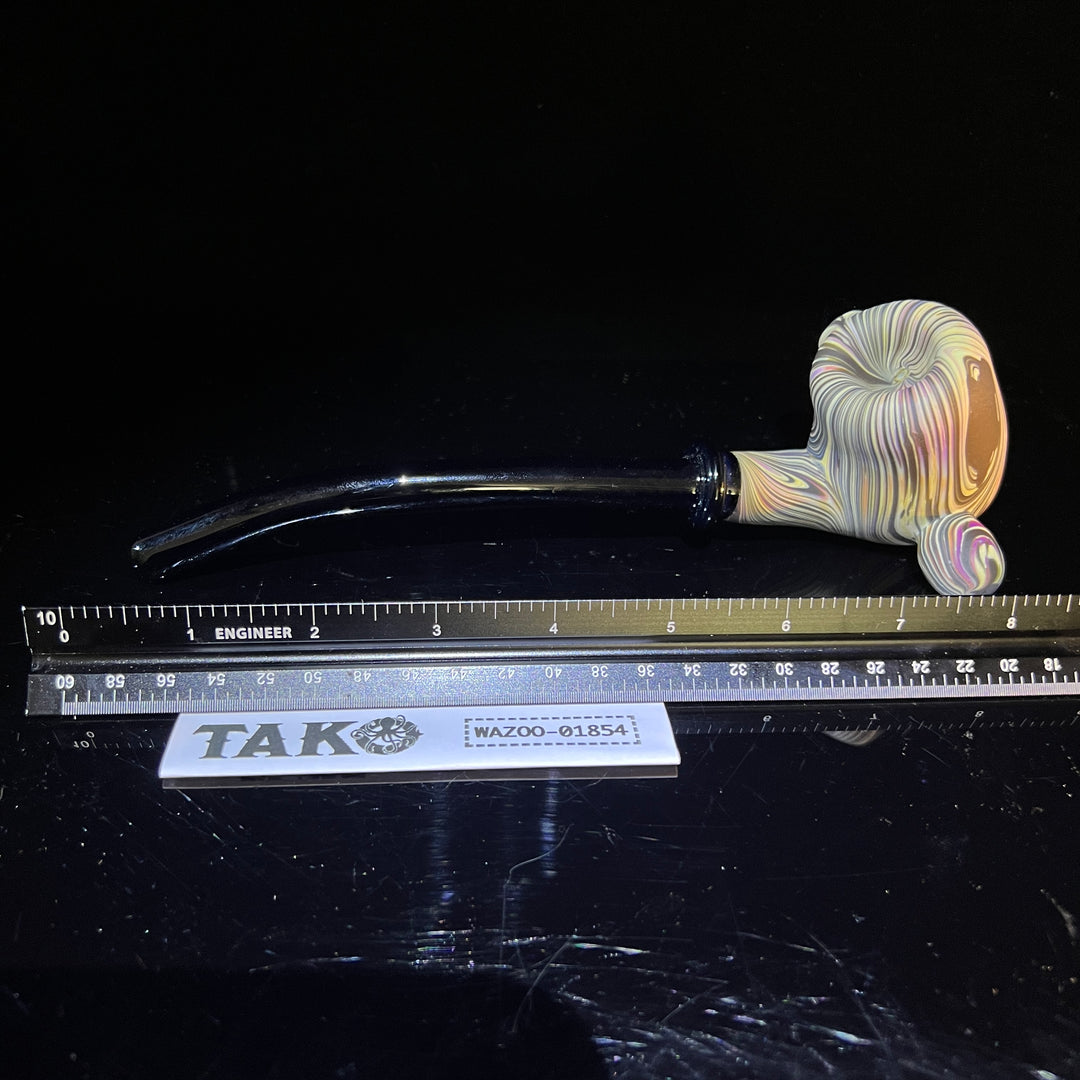 Woodgrain Gandalf Pipe Glass Pipe Wazoo Glass   