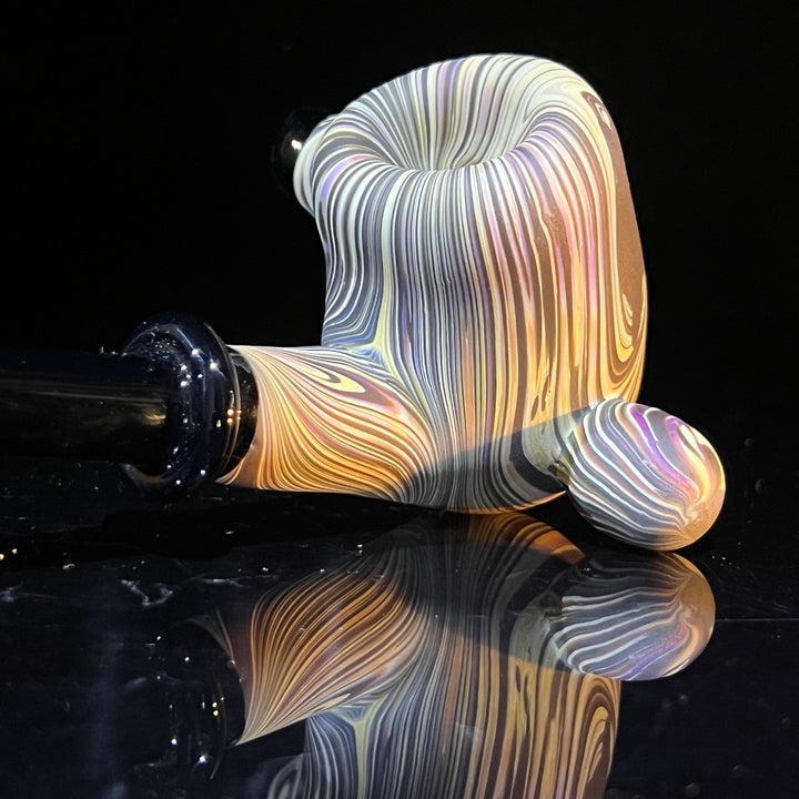 Woodgrain Gandalf Pipe Glass Pipe Wazoo Glass   