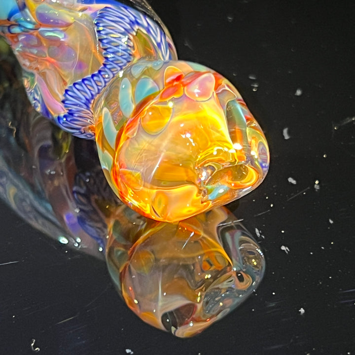 Inside Out Twisted Chillum Glass Pipe Molten Imagination   