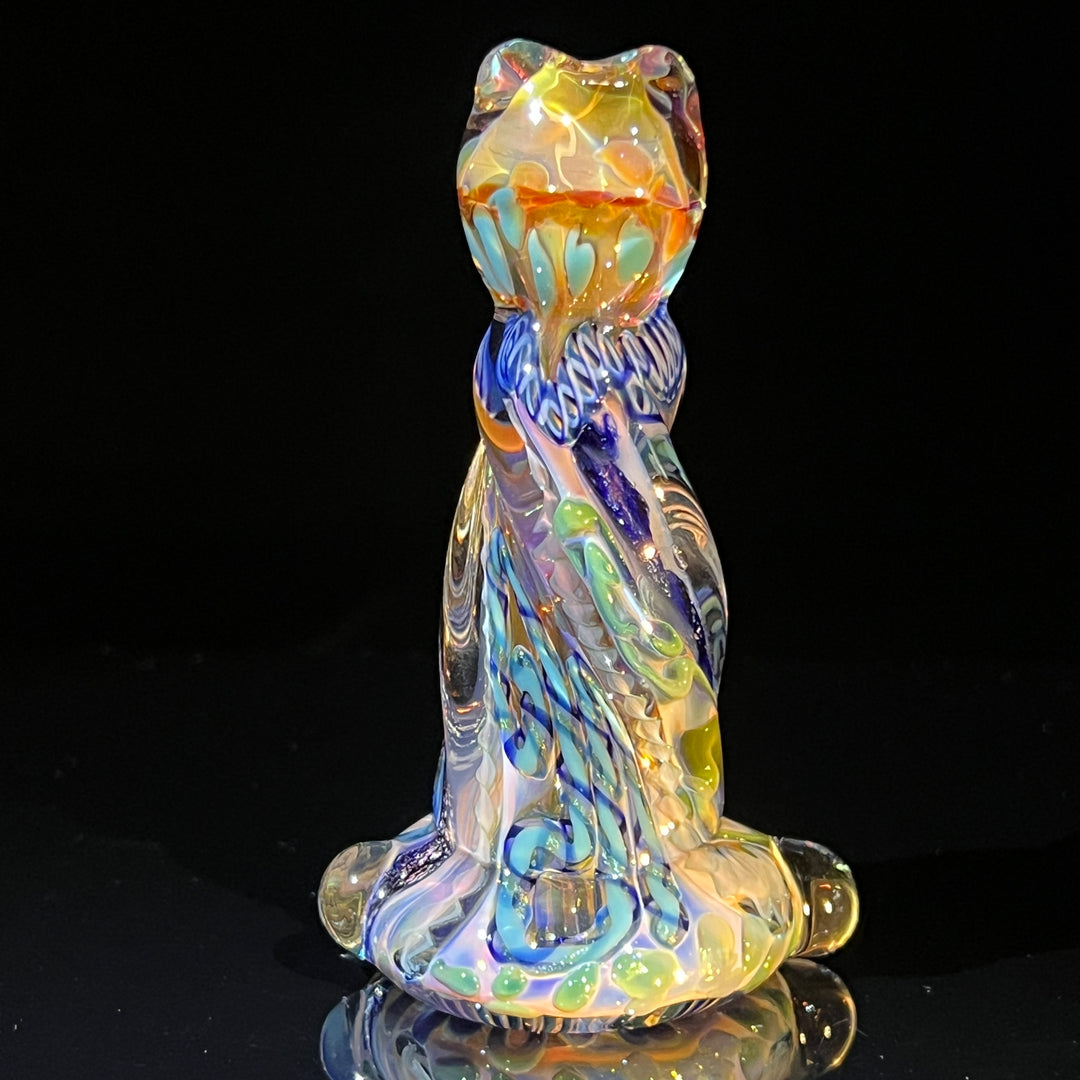 Inside Out Twisted Chillum Glass Pipe Molten Imagination   