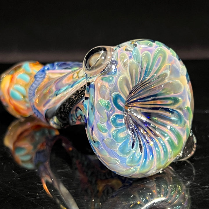 Inside Out Twisted Chillum Glass Pipe Molten Imagination   