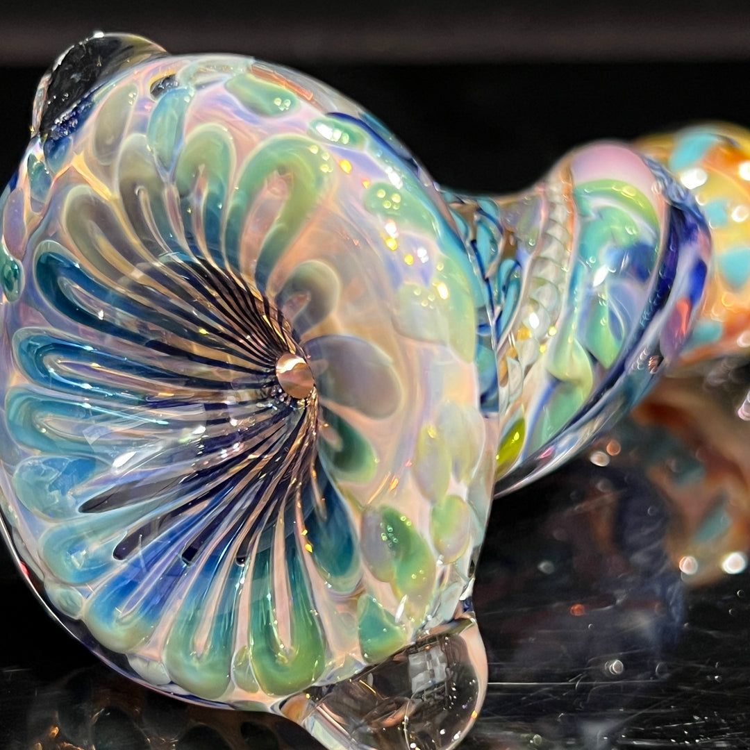 Inside Out Twisted Chillum Glass Pipe Molten Imagination   