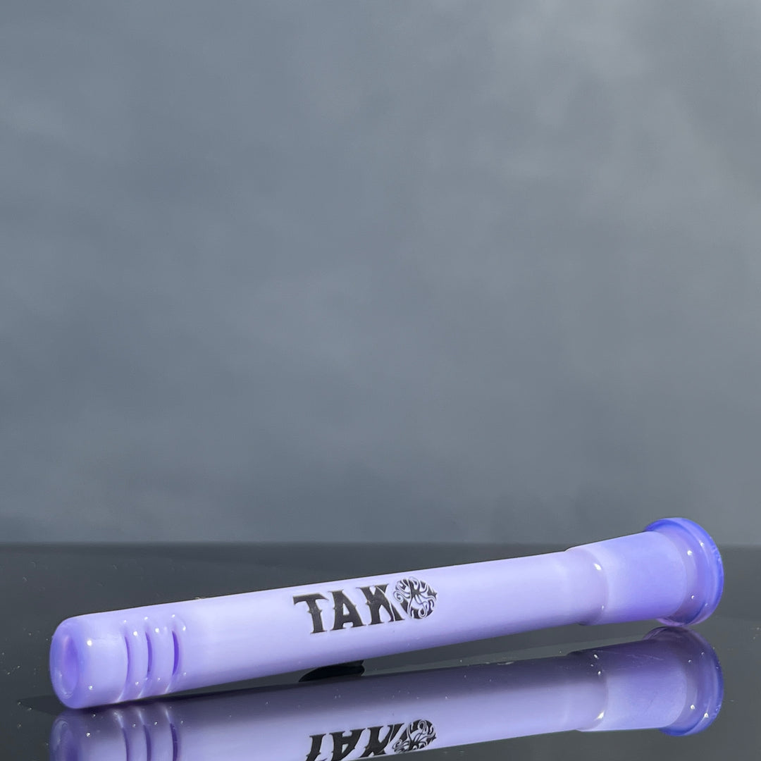 14mm Milky Violet Tako Logo Downstem Accessory Tako Glass