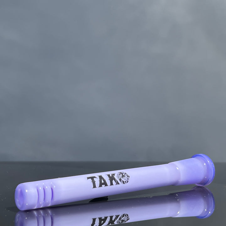 14mm Milky Violet Tako Logo Downstem Accessory Tako Glass
