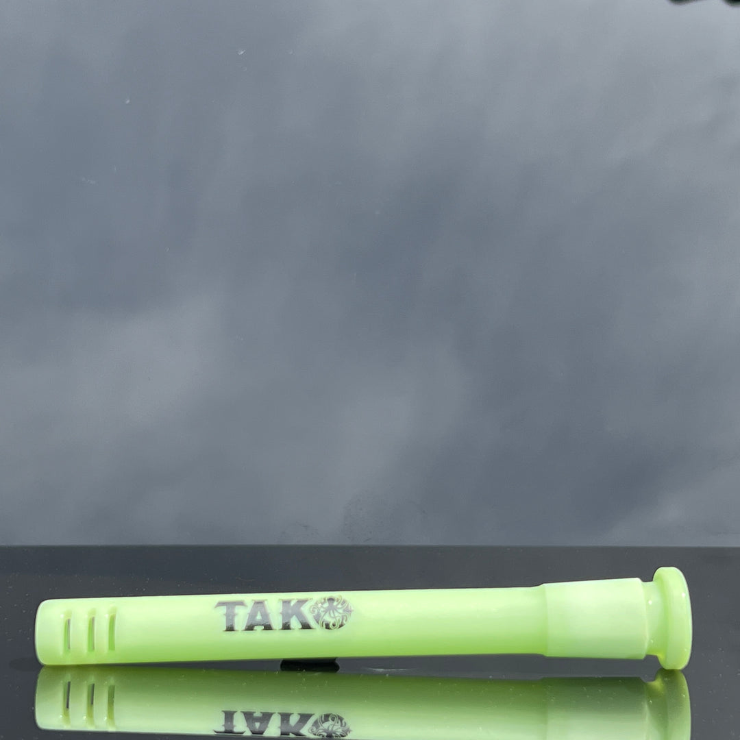 14mm Mint Green Tako Logo Downstem Accessory Tako Glass