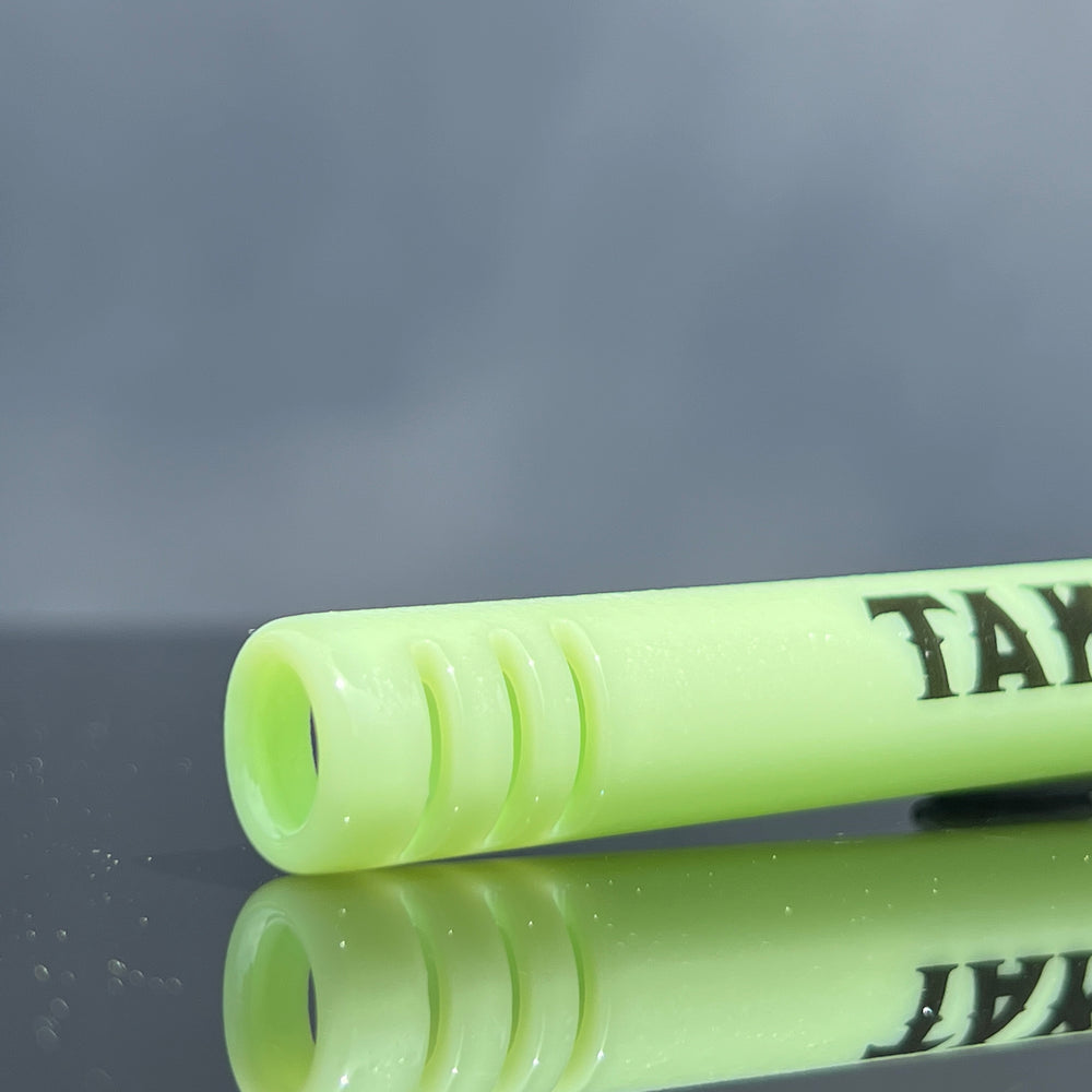 14mm Mint Green Tako Logo Downstem Accessory Tako Glass