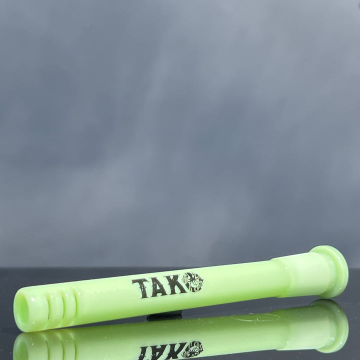 14mm Mint Green Tako Logo Downstem Accessory Tako Glass