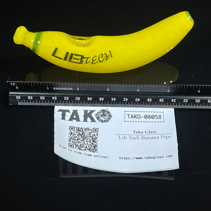 Lib Tech Banana Pipe Glass Pipe Tako Glass