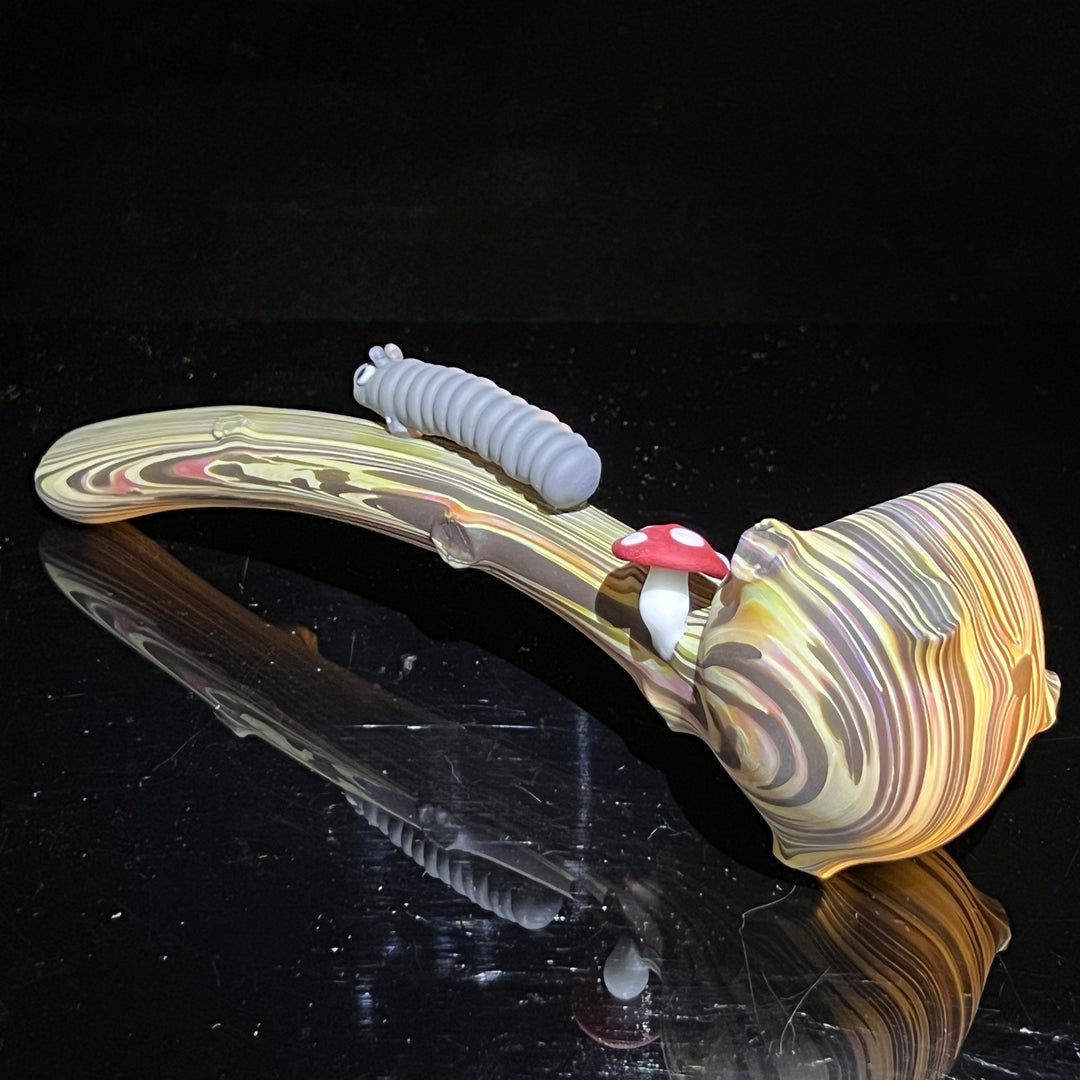 Magic Caterpillar Glass Smoking Pipe 