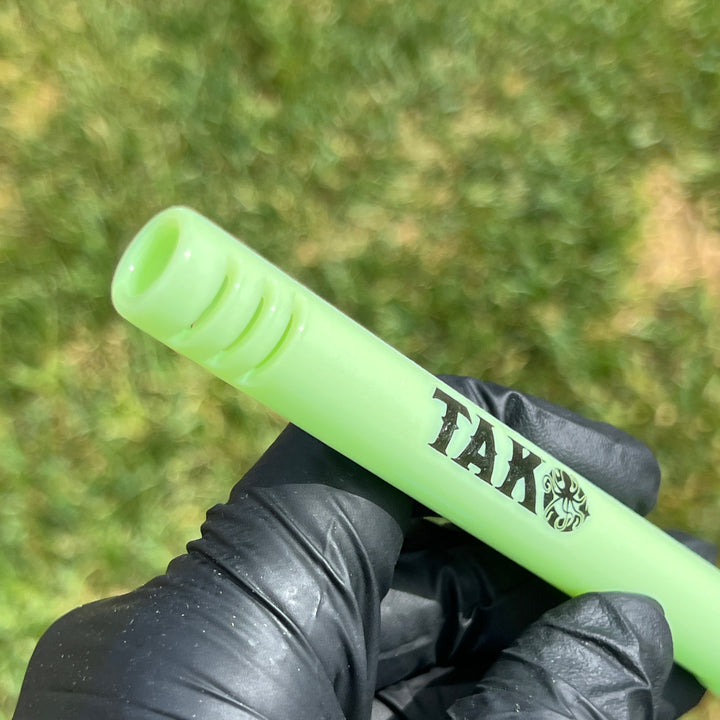 14mm Mint Green Tako Logo Downstem Accessory Tako Glass
