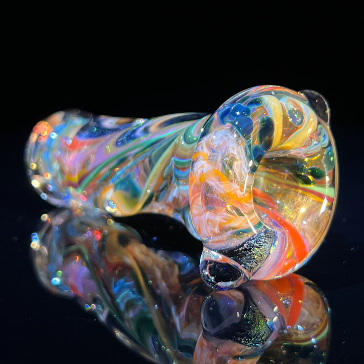 Inside Out Twisted Chillum Glass Pipe Molten Imagination   