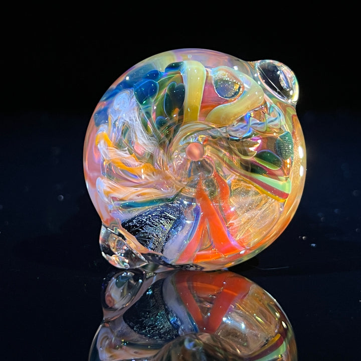 Inside Out Twisted Chillum Glass Pipe Molten Imagination   