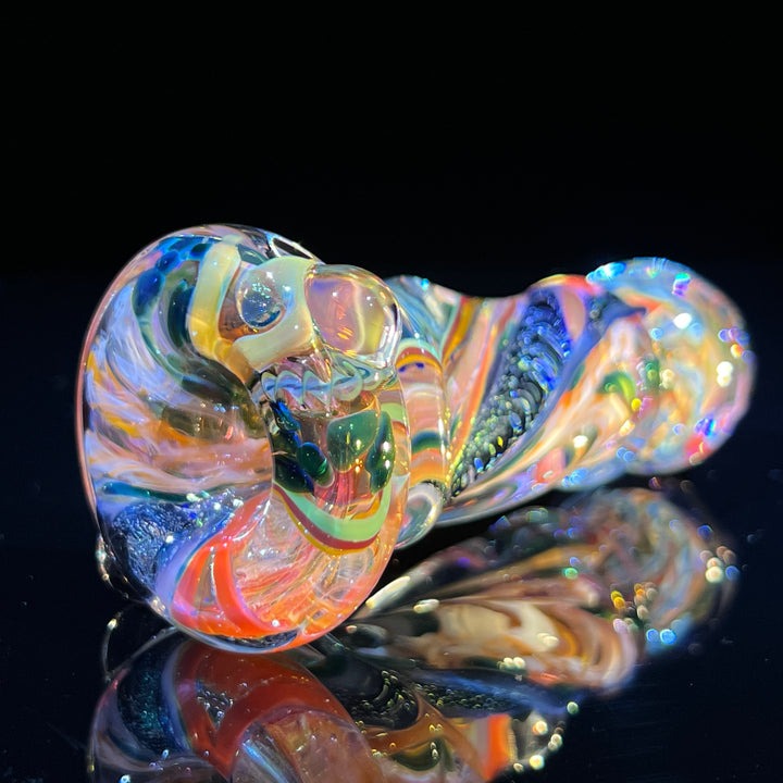 Inside Out Twisted Chillum Glass Pipe Molten Imagination   