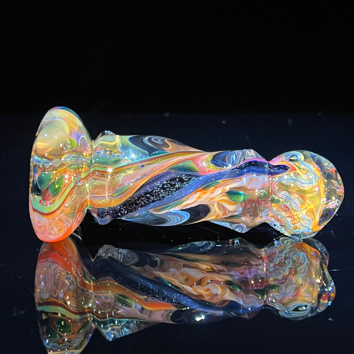 Inside Out Twisted Chillum Glass Pipe Molten Imagination   