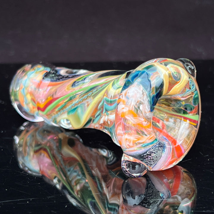 Inside Out Twisted Chillum Glass Pipe Molten Imagination   